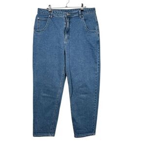 Cider High Rise Relaxed Tapered Jeans Barrel Leg 30" Size XL‎